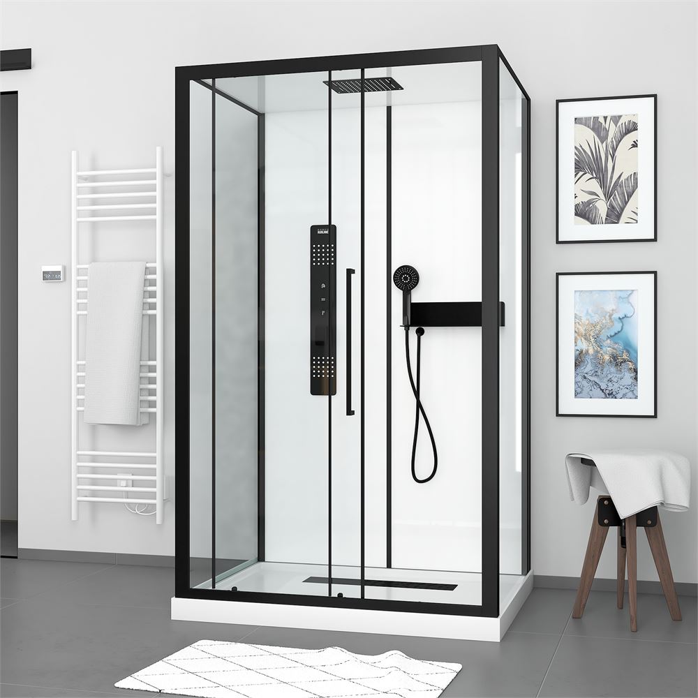 Cabine de douche installée par MC Plomberie BTP